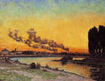 Armand Guillaumin : Sunset at Ivry
